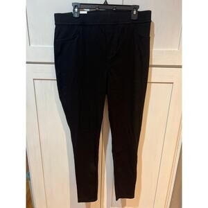 Nine West Women’s Black Denim Leggings Size XL 16-18 Cotton Blend Stretch Pants